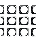 Pack of 12 carburetor metering diaphragm pump gasket kit for ZAMA C1Q carburetors with 1.0 mm thickness, durable and pro-grade.