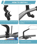 Installation guide for 2 Pack Bike Mirrors For Handlebars, 360 Degree Adjustable Rear View Mirrors For Safer Cycling, High Definition Wide Lens