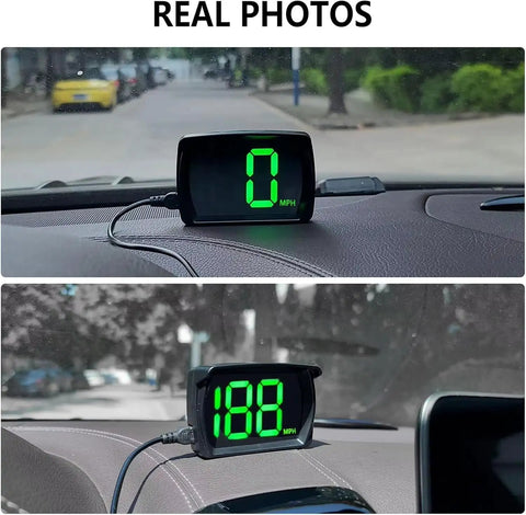 Dope Digital OBD2 Speedometer Destroys Midday Sun Glare For Chevy Volt Bolt EV EUV And Blazer EV Automatic Brightness Windshield Projection Accessories showing 0 and 188 MPH.