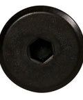 Hard To Find Black Flat Hex Head Fastener Set For Furniture, Cabinetry, And DIY Projects, Joint Connector Bolts 1/4-20 x 1.97 In