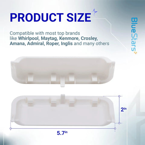 Upgraded Dryer Door Handle Replacement Fits Most Top Name Brands Replaces AP5999398 PS11731583 W10861225VP W10714516 For Dryers Image