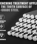 Quenching treatment on 45-grade steel rods showing high temperature, wear resistance, and hardness for durability.