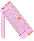 12 Inch Titanium Paper Cutter With Side Ruler For Scrapbooking And Crafting No Fuss Paper Trimmer Guillotine For A4 A5 Pink