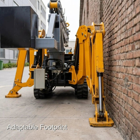Concrete Placement Boom With Hydraulic System For Bridge Deck Pouring And Road Construction, Industrial Slabs, Warehouse Projects, And Civil Engineering Works, Heavy Duty Beefed Up Concrete Conveying Rig For Your Worksite, side view