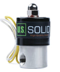 One Quarter Inch Stainless Steel Electric Solenoid Valve 110VAC Normally Closed With Viton Seals Built Tough