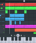 FL Studio 20 Producer Edition DAW for beat making and music production with multi track MIDI recording interface visible