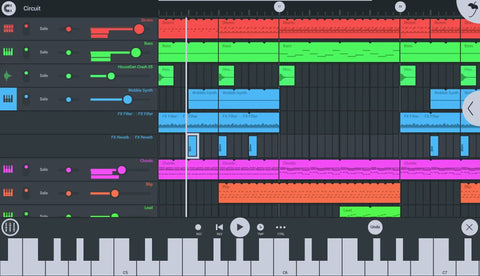 FL Studio 20 Producer Edition DAW for beat making and music production with multi track MIDI recording interface visible