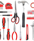 32 Piece Home Repair Tool Set For DIY Projects And Everyday Fixes Includes Wrenches, Screwdrivers, Pliers, Hammer, Tape Measure