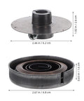 Universal Drill Press Return Spring Kit For Precise Drilling, Steel Quill Spring With Reliable Tension And Shock Absorption, Replacement Coil For Bench Drills And Industrial Drill Presses, DIYers And Pros, steel spring parts with dimensions shown