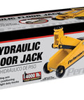 Packaging of 2 Ton Floor Jack With 4000 Pound Capacity Heavy Duty Steel Frame Workhorse For Auto And Garage Lifts