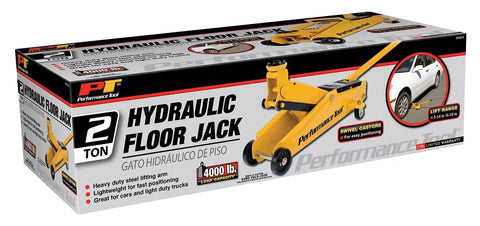Packaging of 2 Ton Floor Jack With 4000 Pound Capacity Heavy Duty Steel Frame Workhorse For Auto And Garage Lifts