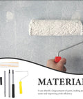 Close-up of Telescopic Paint Roller With Extendable Handle And Three Detachable Rods for no sweat DIY wall painting.