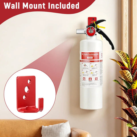 Solid Pick 2 Point 5 Lb Abc Dry Powder Fire Extinguisher With 1 A 10 B C Rating And Ansi Ul Approval Compact Carry Case Style Gear That Keeps Ya Protected No Stress Ready For Garage Boat Or Road Trip Backup Without Any Fuss