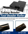 Heavy Duty Bead Roller For Tube Pipe And Hose With Nylon Vise Jaws Fits 5 Eighth Inch And Larger Tubing DIY Intercooler Piping Tool