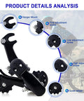 Diagram of Beefed Up Rear Derailleur RD TZ31 A 6 7 Speed Hanger Mount Suspension showing components and adjustment screws.