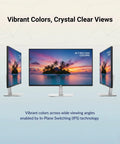 24 Inch IPS Monitor With Stand For Crisp Full HD 1080p At 100 Hz Dope Visuals Blue Light Filter And ComfortView Plus Wide Viewing Angles