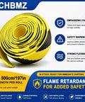 Ultra Thick Jumbo Wave Wall Guard With 60 Percent Rubber Heavy Duty Shock Absorbing Foam Bumper Padding in yellow and black roll.