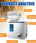Heavy Duty Automatic Powder Filling Machine 1 To 500 Grams Zero Point Two Gram Accuracy Three Speed Settings stainless steel control panel.