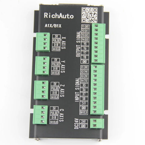 A11E CNC Controller DSP 3 Axis Motion Control System circuit board for CNC Router Engraver and Cutting Machine with ports visible