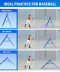 5x4Ft Rebounder Net For Volleyball Baseball Softball And Lacrosse With Quick Adjustments, Multi Angle Targets