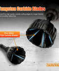 Deburring External Chamfer Tool Set One Eighth To One And Three Eighths Inch With Tungsten Carbide Blades close-up