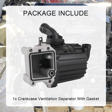 Crankcase Ventilation Oil Separator Gasket for Volvo D13 Replacement Parts 22877306 21373547 20532891 shown with gasket included