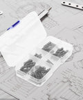 Dude, this epic 100 piece stainless steel spring kit is super handy for any home repair or DIY project since the mini mechanical compression and extension springs are durable and totally ready to pop doors back into shape. 100-piece stainless steel spring kit in plastic organizer