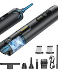 Cordless Handheld Car Vacuum Cleaner 4-In-1 Mini Vacuum With 18500Pa Killer Suction and attachments