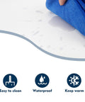 Close-up of Window AC Insulation Panels With Foam Core And PVC Surface For Sun Block, showing waterproof and easy-to-clean features.