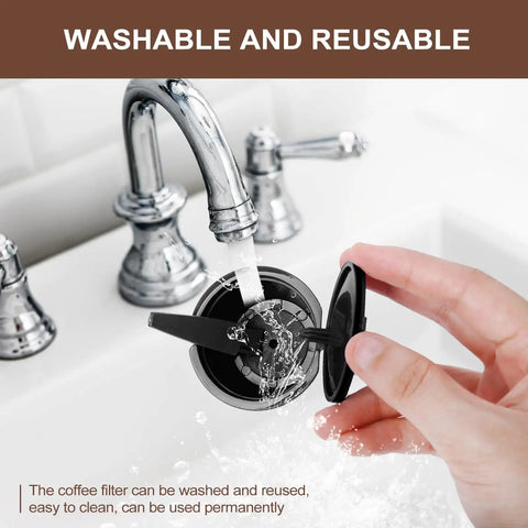 Reusable Coffee Capsules Compatible With Nescafe Dolce Gusto Machines Mini Me Piccolo Genio Esperta Refillable Pods Six Pack Two Black Two Brown Two Purple Cut Costs Save Cash And Brew Custom Coffee At Home