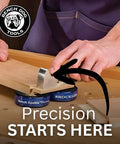 Slick Low Angle Shoulder And Chisel Plane Built For Dead On Edge And End Grain Trimming Boasts An Adjustable Mouth Precision Tuned Steel Blade Plus Includes A Rugged Storage Case in use for woodworking.