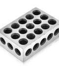 Waltyotur 1-2-3 precision block jig, steel block with 23 holes for milling setup and inspection