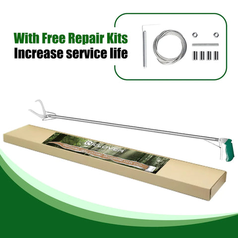 52 Inch Heavy Duty Snake Tongs With Wide Jaw Gripper Reptile Catcher And Rattlesnake Grabber Pro Grade Extra Long Handling Tool Featuring A Non Slip Grip For Safe Distance And Confident Easy Snake Handling