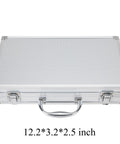 190 Piece Pin Gauge Set for Machinists Go No Go Master Kit Hardened Steel with Aluminum Case Checks Hole Sizes 0.061 to 0.250 Inches Slot Widths Keyways V Groove Alignment Drill Runout Caliper and Micrometer Calibration Tools, aluminum case 12.2x3.2x2.5 inch