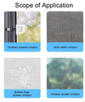 Scope of Application for Window Screen Repair Tape Heavy Duty Transparent Fiberglass Mesh Patch With Strong Adhesive