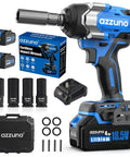 Built Damn Tough Brushless Cordless Impact Wrench 1000Nm Heavy Duty Power Half Inch Drive Kit, dual batteries and sockets.
