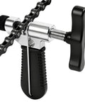 Bike Chain Repair Tool Set With Chain Breaker Splitter For Easy Quick Fix On The Go Premium Hardened Steel with ergonomic handle.