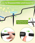 Easy DIY 118 Foot Drip Irrigation Kit With Quick Connects For Lawn Garden Beds Raised Beds And Greenhouse assembly instructions