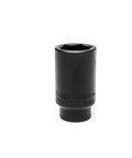 Single deep socket from 7 Piece Axle Nut Set For One Half Inch Drive Deep Sockets With 6 Point Metric Sockets, Heavy Duty Kit
