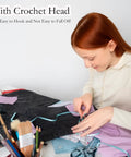 Using 10-Piece Loop Turner Kit With 10.4 Inch Stainless Steel Hooks And Latch Hook For Fabric Tubes Belts And DIY Crafts, Rustproof 304 Stainless Steel, Gentle On Fabric, Fast And Time Saving