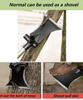 Heavy Duty Manganese Steel Garden Shovel Set For Landscaping And Outdoor Cleanup cutting tree bark and wall surface