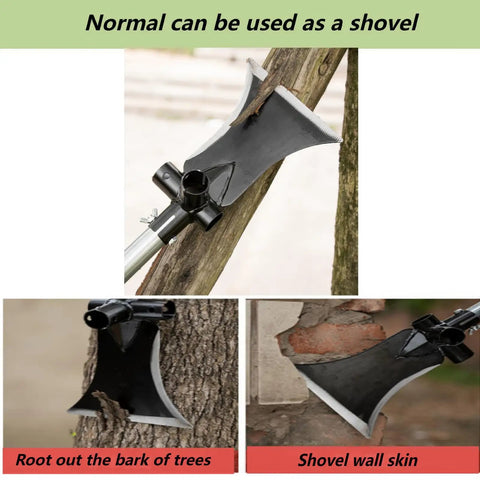 Heavy Duty Manganese Steel Garden Shovel Set For Landscaping And Outdoor Cleanup cutting tree bark and wall surface