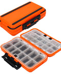RC Screw Kit Stainless Steel Hardware Set 537 Pieces With Double Sided Storage Box M3 M4 Fasteners For 1 8 1 10 12 16 RC Cars Trucks Crawlers Beefed Up Build, orange organizer open