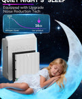 C545 Replacement Filter S For Winix Air Purifiers 3 Pack Main Filter beside sleeping child on moon