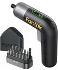 Cordless Electric Screwdriver with 7 torque settings 0.5–6 Nm, includes various bits, ideal for electronics and DIY tasks