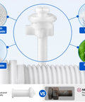Heavy Duty Toilet Seat Screws Replacement Kit With Universal Bolts And Plastic Screw Cover Caps For Standard And Elongated Toilets No Sweat Bathroom Hardware Refresh, showing eco-friendly and durable plastic bolts.