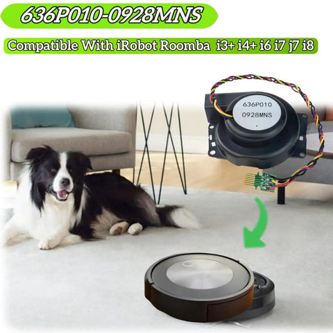 Upgrade Vacuum Motor And Ventilation Fan Replacement For iRobot Roomba I1 Through I9 And J8 J9 Series Smart Sweeper Fan module shown