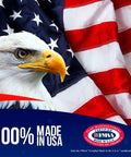 Heavy Duty 3x5 Outdoor American Flag Made In USA With Embroidered Stars And Sewn Stripes Built To Last, eagle in front