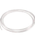 Coiled PU Polyurethane Pneumatic Air Tubing 4mm Outer Diameter 2.5mm Inner Diameter 118 Inch Long Flexible Air Hose on white background.
