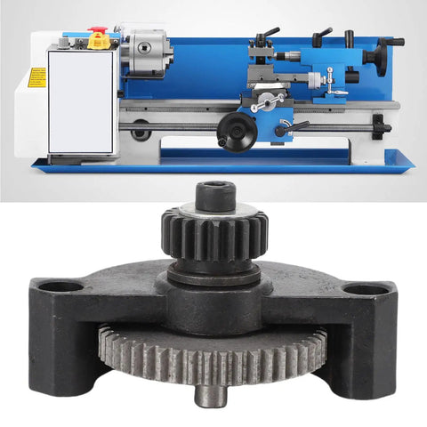 Top Rated Variable Speed Spindle Gear Replacement For Eujgoov 0618 Mini Lathe, die cast aluminum gear, part close-up.